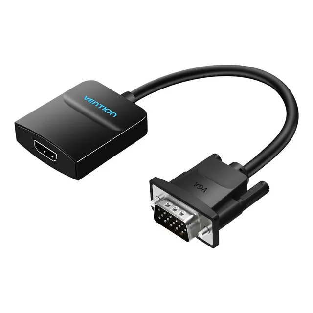 Cable Adaptador Vga Macho A Hdmi 15cm Vention