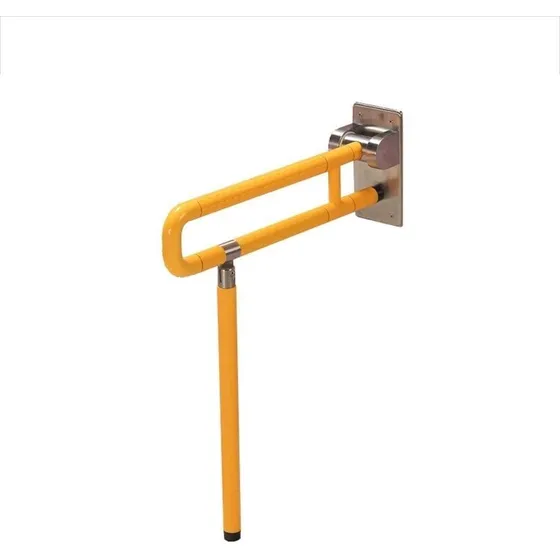 Handiya Pasamano Barra Apoyo Baño Plegable Agarre Acero 75cm