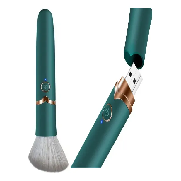 Vibrador Brocha Maquillaje Multiples Velocidades Recargable