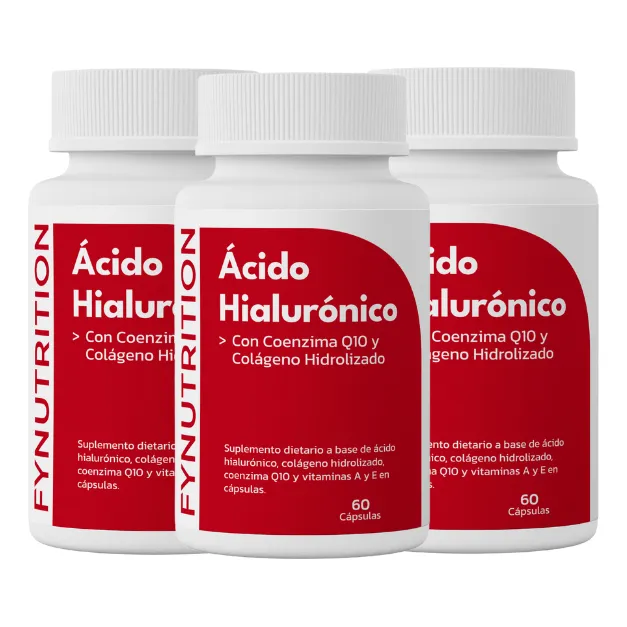 Ácido Hialurónico Fynutrition - Q10 Colágeno Vitamina A Y E