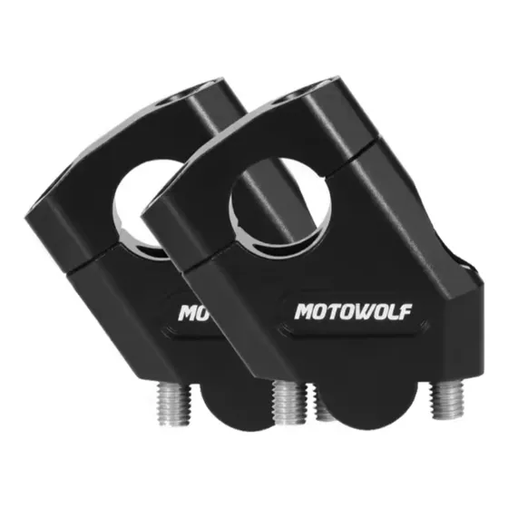Elevador Y Retrasador Para Manubrio De 22mm Motowolf.