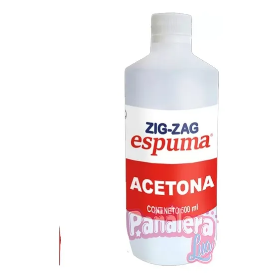 Acetona Zig Zag Espuma 500 Ml