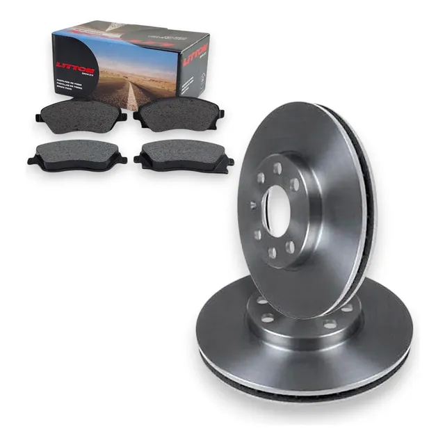 Kit Discos Y Pastillas Chevrolet Corsa Ii 1.8 Delantero Cuot