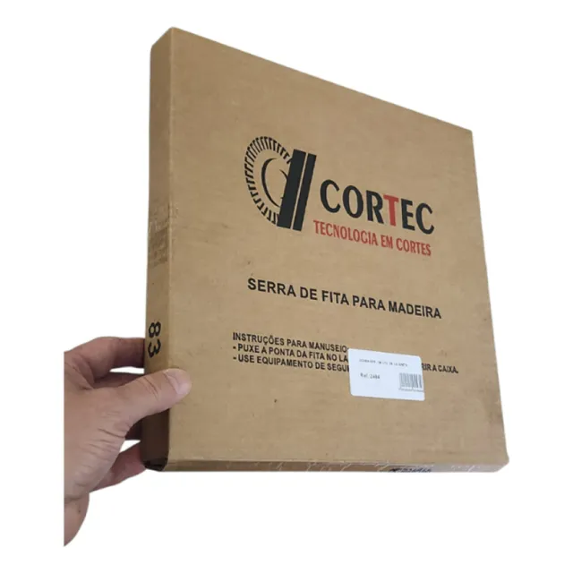 Serra Fita Para Madeira 1/2 X0,7 Temperada Rolo Com 30 Mts