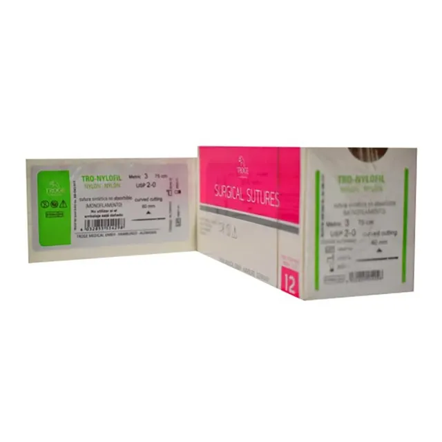  Hilo De Suturas Nylon Vicril Quirúrgica Para Cirugía X 1 U