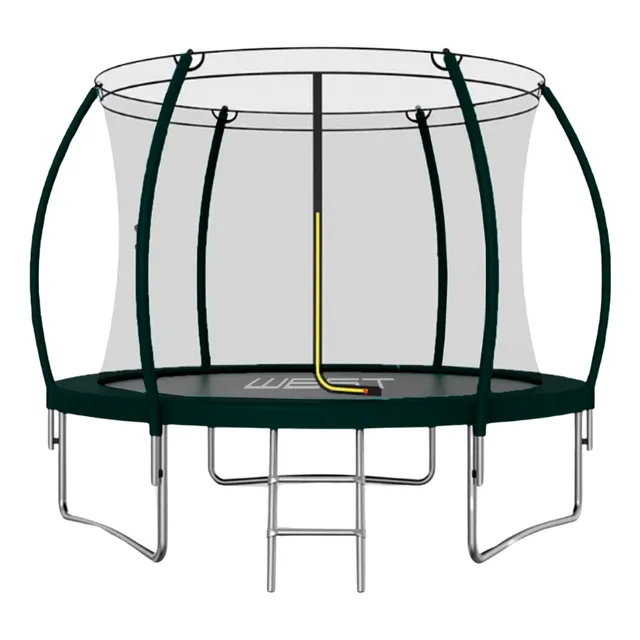 Cama Elástica Trampolín Chicos Puerta Red Escalera 1,83mts
