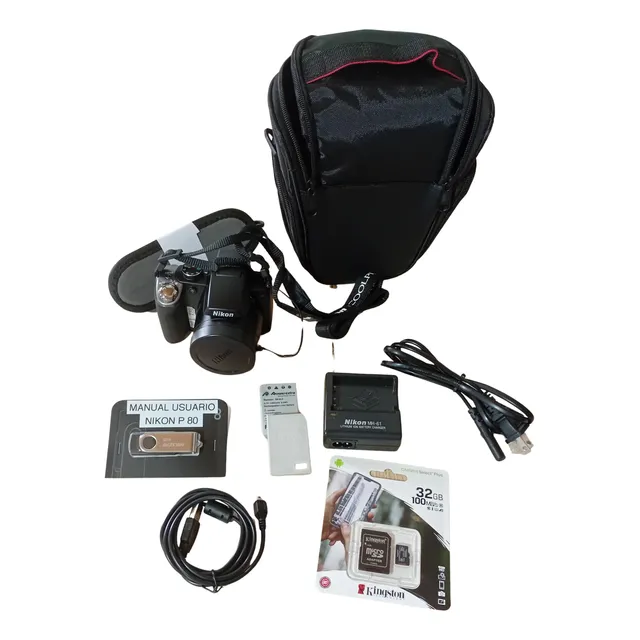 Nikon Coolpix P80 10.1mp 18x Zoom Digital Camera + Acce.