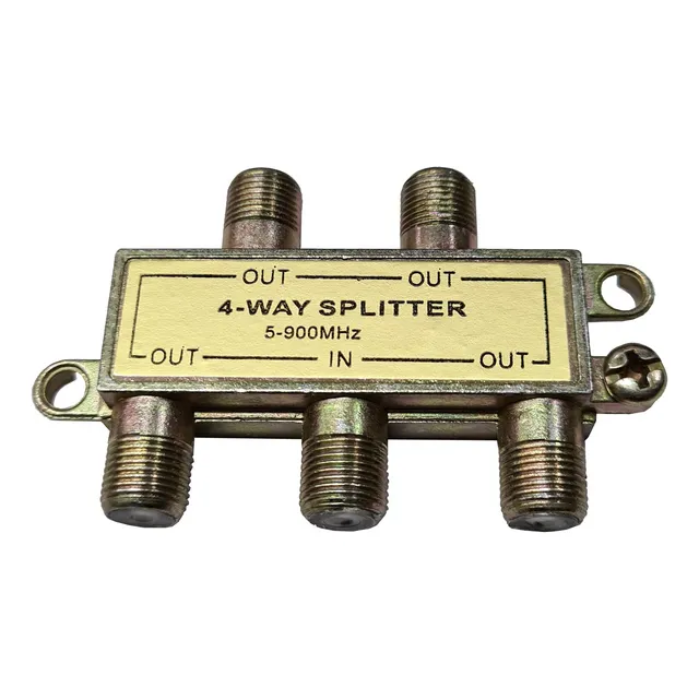 Divisor Coaxial Economico 4 Salidas Radox 015-536