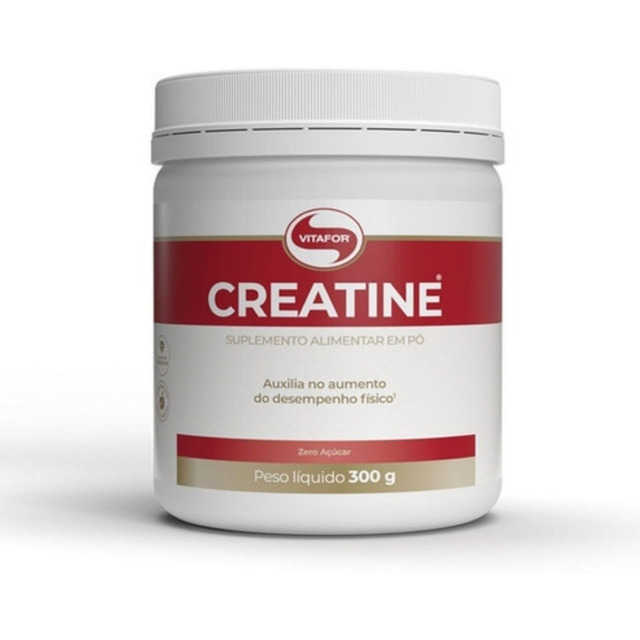 Creatina Monohidratada Creatine Vitafor 300g Sem Sabor