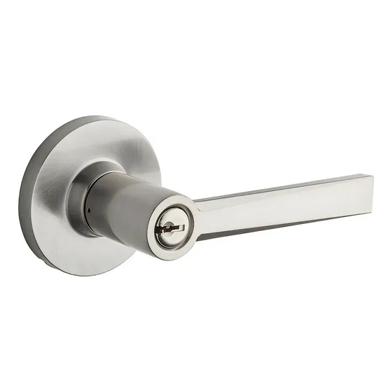 Kwikset 94050-535 Westley Manija De Entrada Con Llave 2022 Color Gris