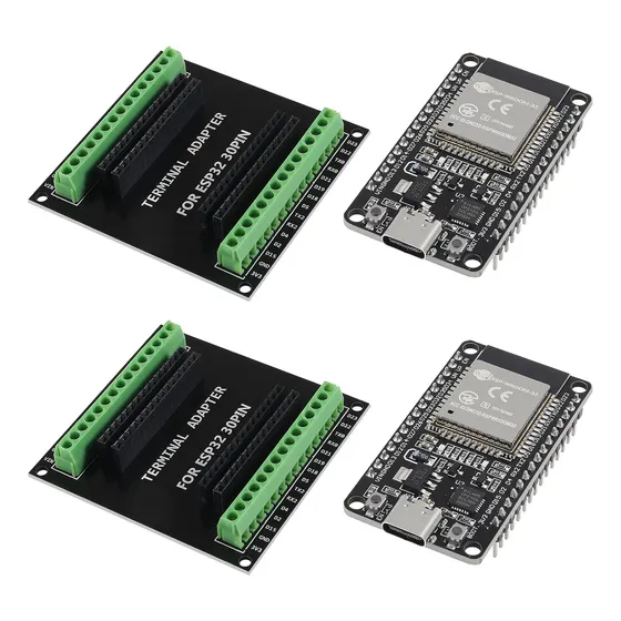 Kit De Desarrollo Esp32 Con Wifi, 2 Placas, Usb, Gpio Expand