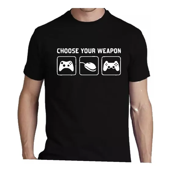Franela Gamer Playstation Pc X Box Gta Elige Tu Arma Regalo