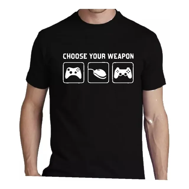 Franela Gamer Playstation Pc X Box Gta Elige Tu Arma Regalo