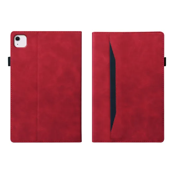 Funda De Piel Para iPad Air 13 Pulgadas 2024 M2 Rojo