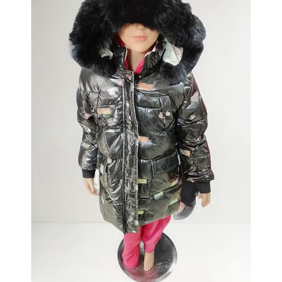 Campera Parka Infantil Niñas  Con Capucha