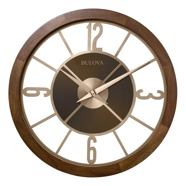 Reloj Pared Bluetooth Madera Natural
