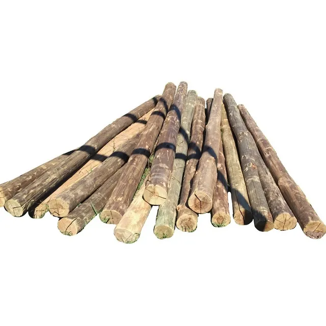 Postes Curado 3mt 12a15 Madera Tratada Eucalipto Piso Techo
