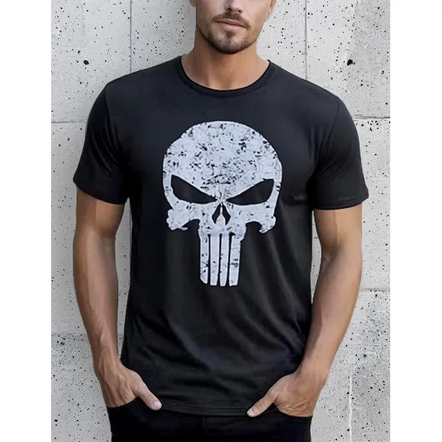 Camiseta The Punisher, Algodón, Marvel Comics, El Castigador