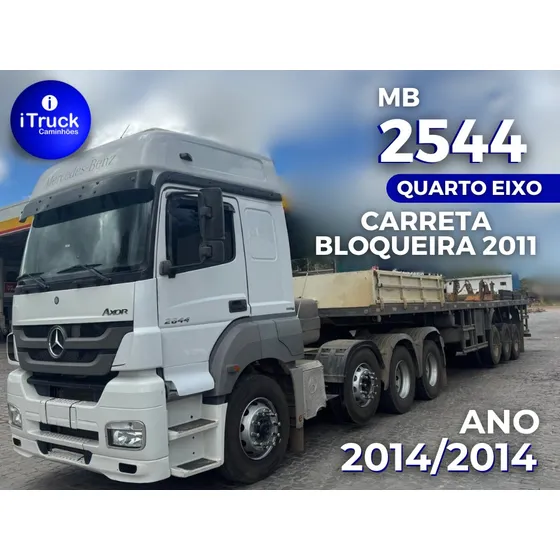 Mb 2544 8x2 Ano 2014/2014 + Carreta Ls Bloqueira 2011 = Fh46