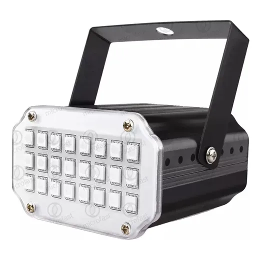 Luz Flash  Led Intermitente Discoteca Fiestas Ritmico Blanco