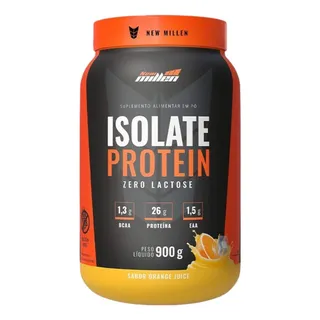 Isolate Protein Zero Lactose 900g Orange Juice New Millen Isolate Protein Zero Lactose 900g Orange Juice New Millen