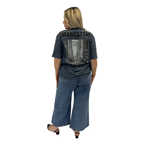 Remera Estampa Manhattan Dama T- Especial