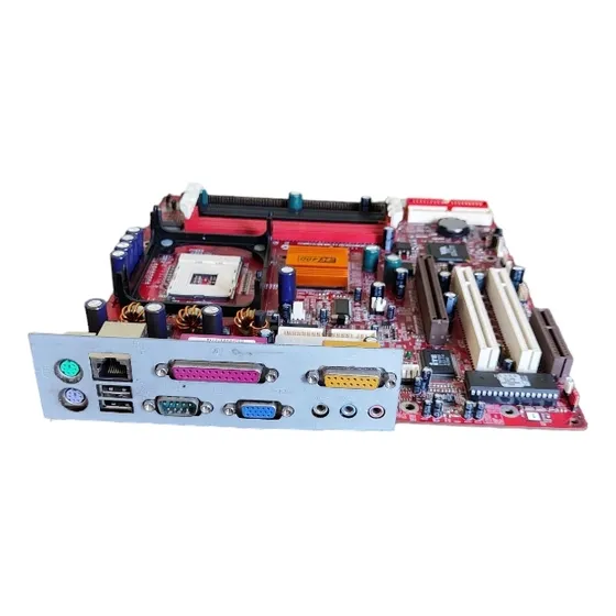 Placa-mãe Antiga 478 Interface Ide Pci Serial Ps2 Ddr 