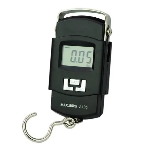 Peso Digital Portatil De Gancho Bascula Maletas 50kg
