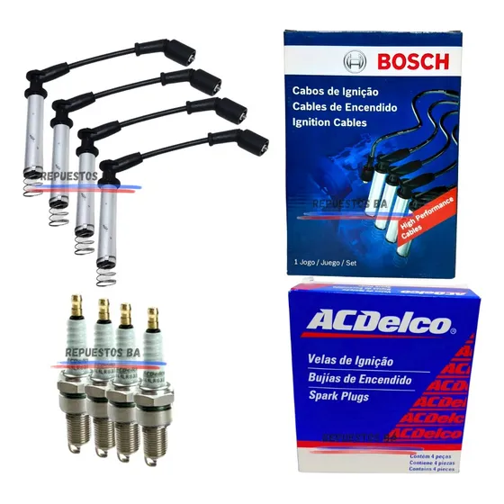 Cables Y Bujias Bosch Chevrolet Prisma 1.4 8v