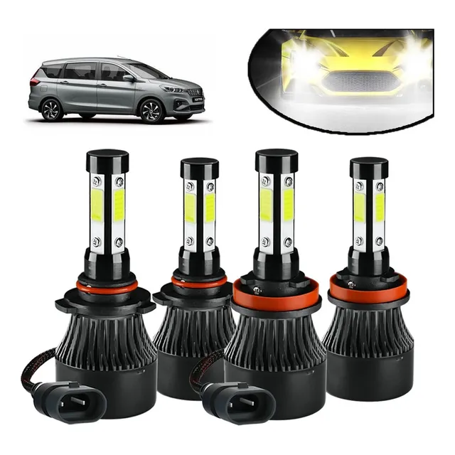 Kit De Faros Led Delanteros De 4 Lados 12000lm For Suzuki