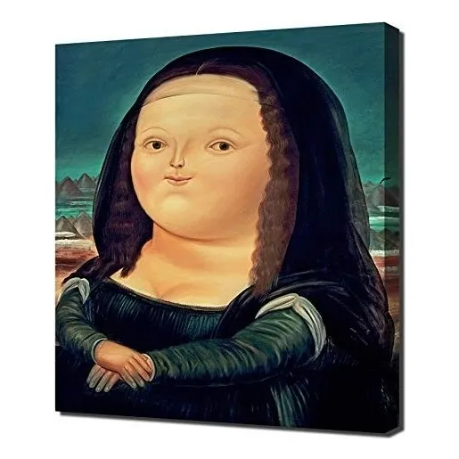 Cuadro En Lienzo Canvas Con Bastidor Arte De Fernando Botero Materiales De Calidad Listo Para Colgar Estilo Galeria Color Multicolor Armazón Madera