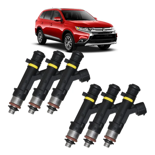 Bico Injetor De Combustível Mitsubishi Outlander V6 - 6 Uni