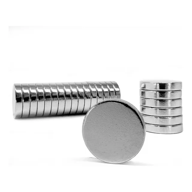 Ímã Neodímio Ø 10x2 Mm N35 100 Unidades