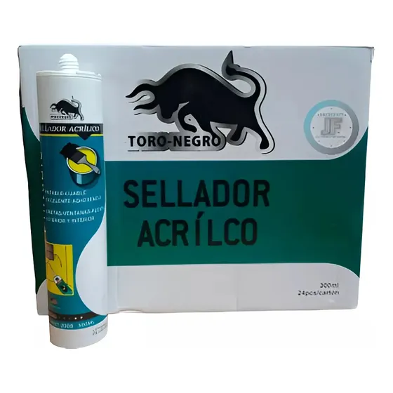 Silicona Sellador Acrílico Pintable Blanco