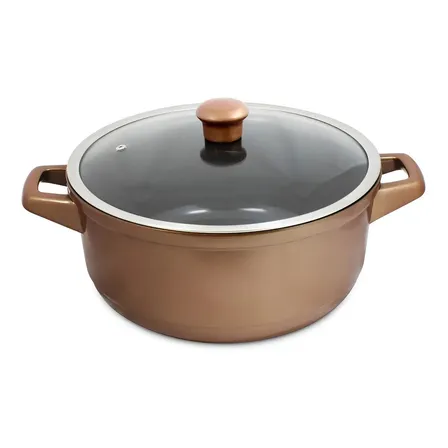 Caçarola Ceraflame 6l 28cm Cobre Compatível Gás Elétrico Micro-ondas