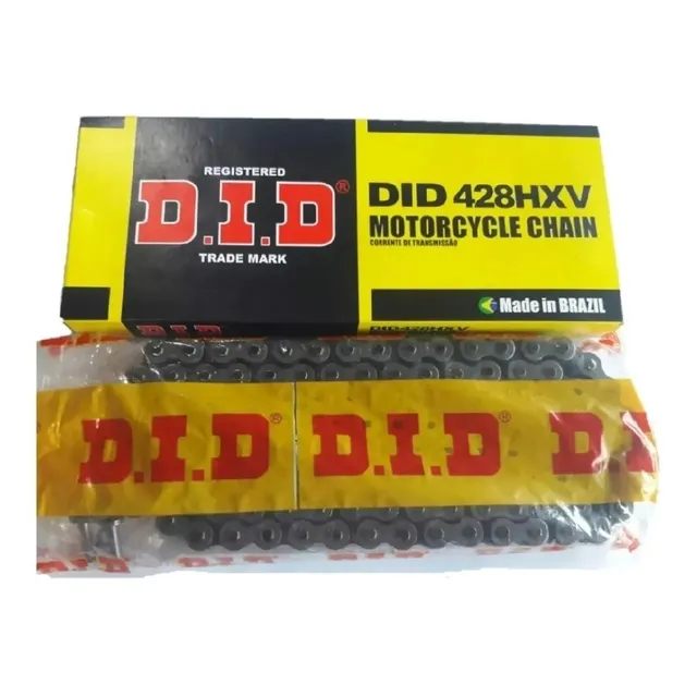 Corrente Transmiss Did 428 X 132 Bros 125 Fazer 250 Retentor