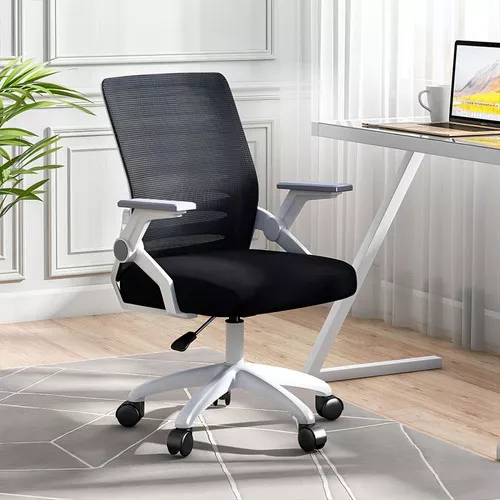 Buenhogar Silla Escritorio Barata Ergonómica Giratorias Oficina Gamer Color Negro Material Del Tapizado Algodón