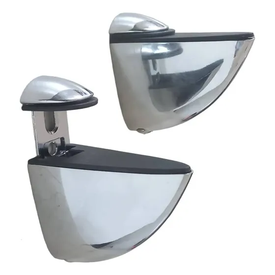 Soporte Repisas Baños Cocina Tipo Tucan 6cm Cromada (par)