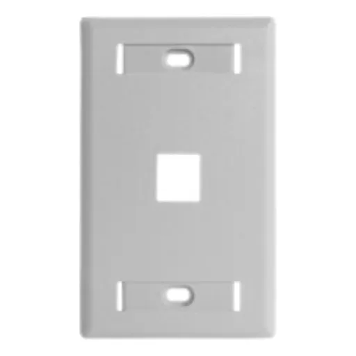 Placa Pared Universal 1 Puerto Blanco Belden Ax102660 40pzs
