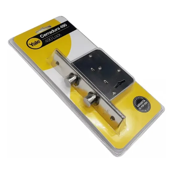 Cerradura Seguridad Pernos Yale Paleta Embutir 490 