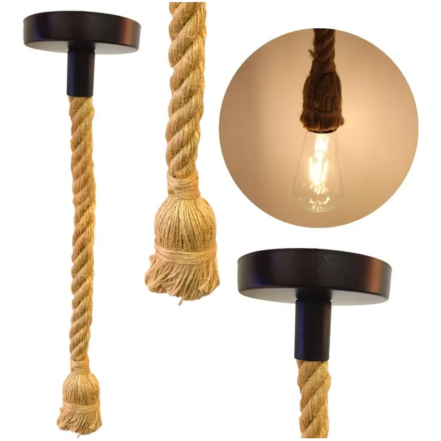 Soquet Tipo Soga Colgante Vintage Super Flexible Lazo Cuerda