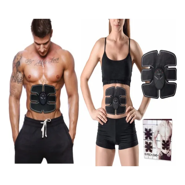 Electro Estimulador Abdomen Gym Muscular Ems Tonifica
