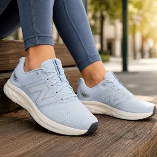 New Balance Tênis Corrida Running Caminhada Casual New Balance 460 V4 Azul Claro