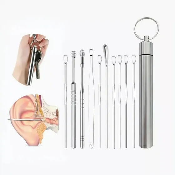 Kit Herramientas Para Limpieza De Oídos Quitar Cera Del Oído