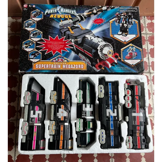 Power Rangers Lightspeed Rescue Super Train Megazord Bandai