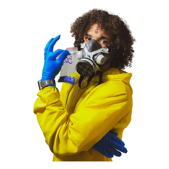 Fantasia Breaking Bad C/ Mascara Dupla **completa**