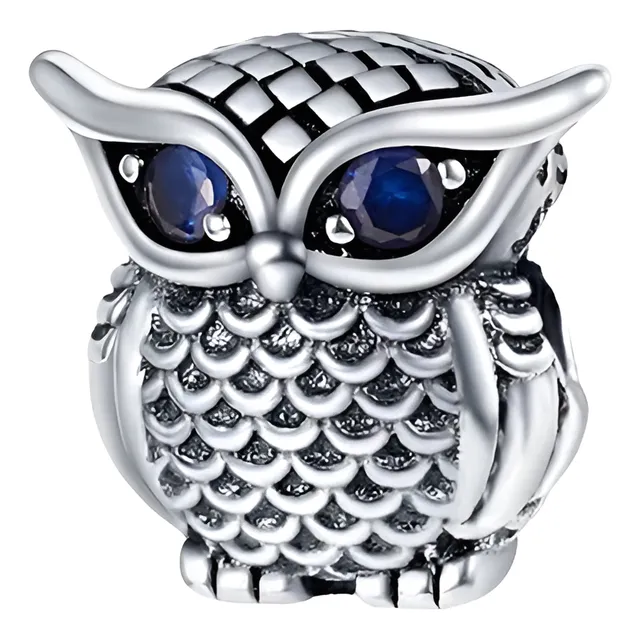 Charms Dije Colgante Para Pulsera Collar Buho Apto Pandora