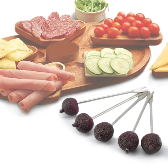 Set Pinches De Metal X 12 Picada Copetin Evento Deco