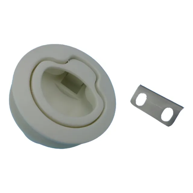 Bote De Plástico Blanco Cubierta Hatch 1/2 '' 2'' Tirón Rasa