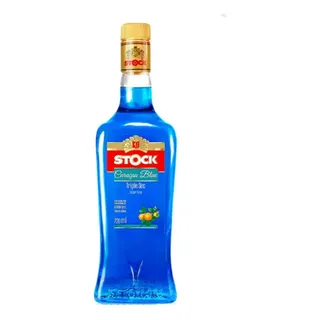 Licor Fino Curaçau Blue Stock Garrafa 720ml Licor Fino Curaçau Blue Stock Garrafa 720ml